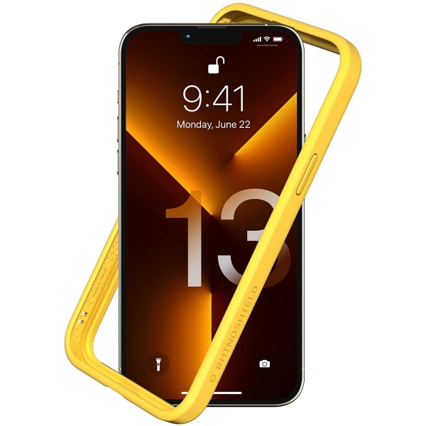 RhinoShield CrashGuard NX iPhone 13 Bumper Klf (MIL-STD-810G)-Yellow