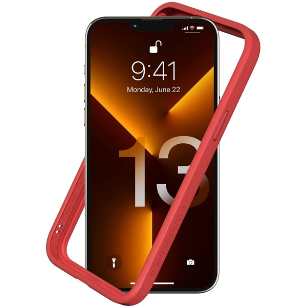 RhinoShield CrashGuard NX iPhone 13 Mini Bumper Klf (MIL-STD-810G)-Red