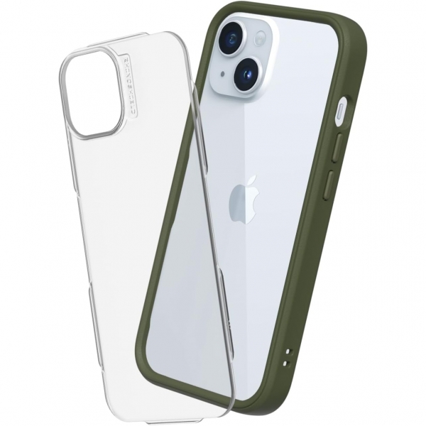 RhinoShield Apple iPhone 15 Mod NX Modular Klf-Camo Green