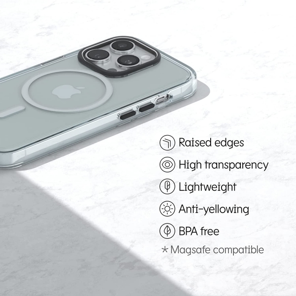 RhinoShield iPhone 14 Pro Max MagSafe Uyumlu effaf Klf 