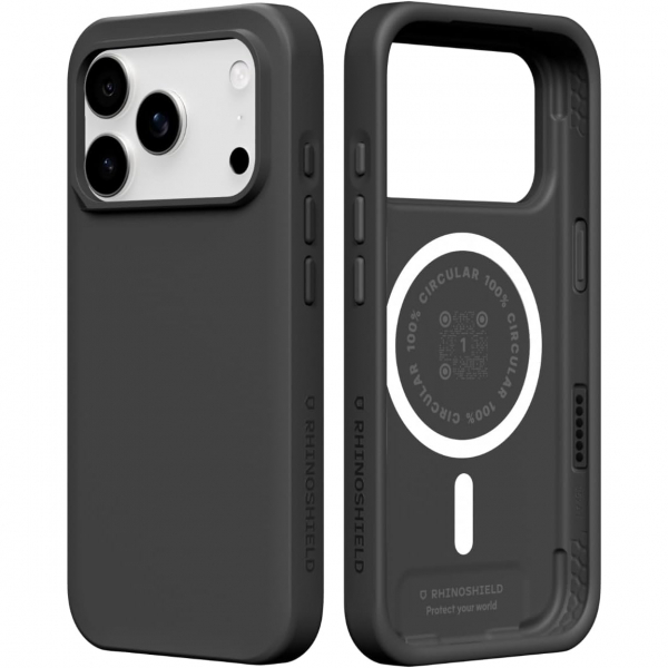 RhinoShield iPhone 17 Pro MagSafe SolidX K�l�f-Classic Black 