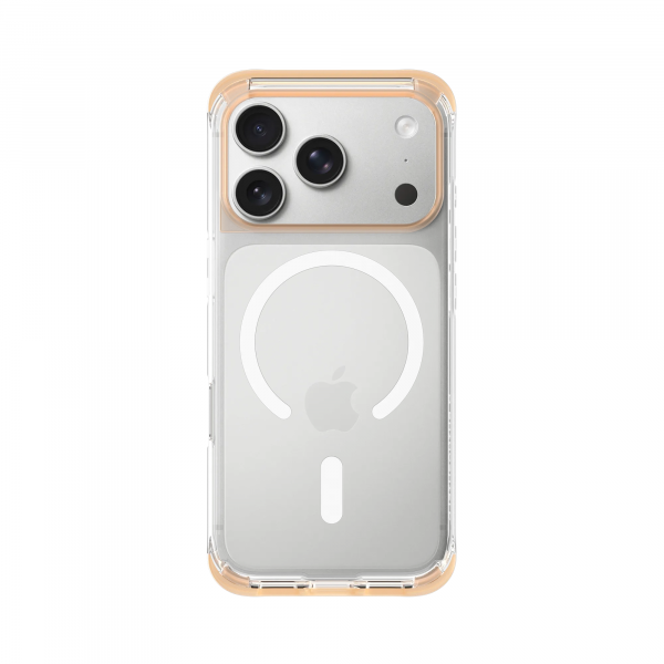 RhinoShield iPhone 17 Pro MagSafe Uyumlu ClearX K�l�f-Amber Pure
