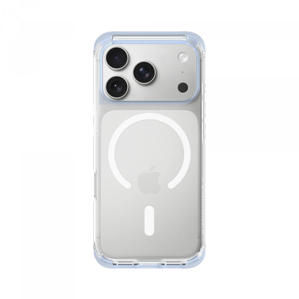 RhinoShield iPhone 17 Pro MagSafe Uyumlu ClearX K�l�f-Glacier Blue