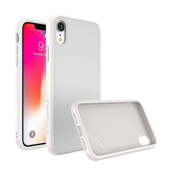 RhinoShield iPhone XR SolidSuit Klf (MIL-STD-810G)-Classic White