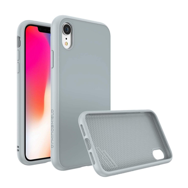 RhinoShield iPhone XR SolidSuit Klf (MIL-STD-810G)-Cloud Gray