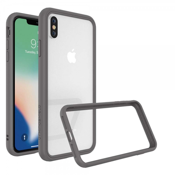 RhinoShield iPhone XS Max CrashGuard NX Bumper Klf (MIL-STD-810G)-Graphite