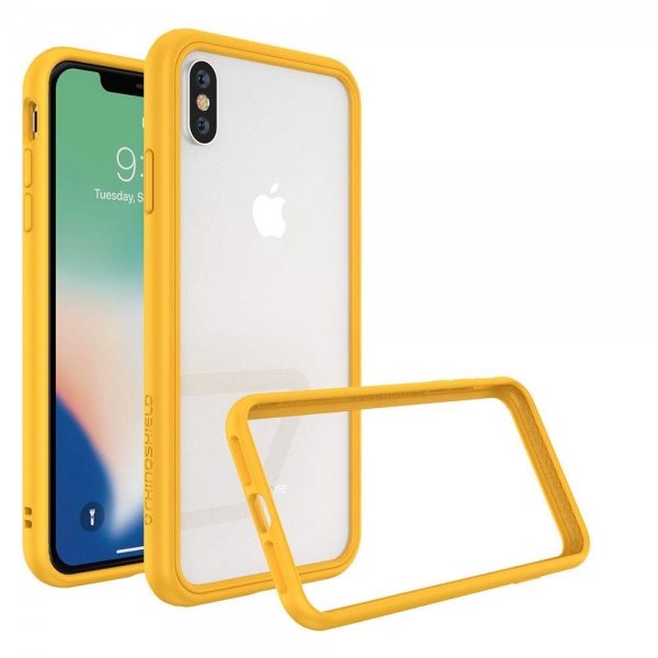 RhinoShield iPhone XS Max CrashGuard NX Bumper Klf (MIL-STD-810G)-Yellow