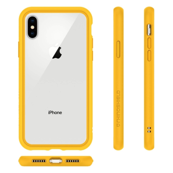RhinoShield iPhone XS Max CrashGuard NX Bumper Klf (MIL-STD-810G)-Yellow