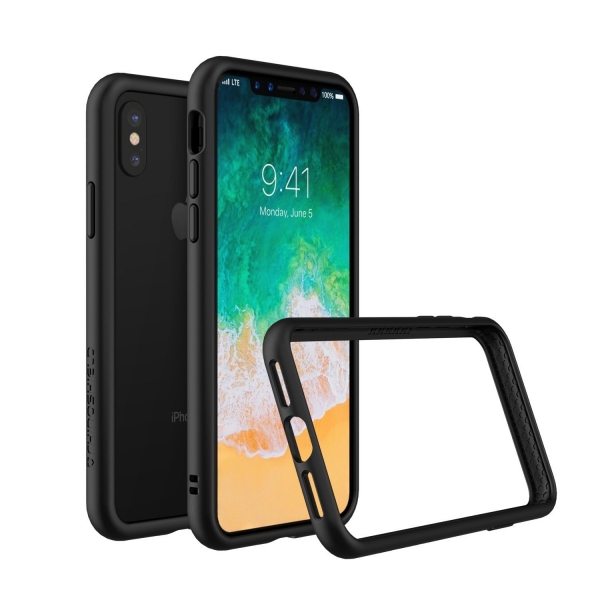 RhinoShield iPhone X Slim Bumper Klf-Black