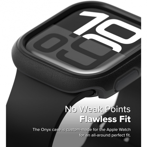 Rin gke Apple Watch 10 46mm Onyx Bumper Klf-Black 