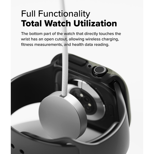 Rin gke Apple Watch 10 46mm Onyx Bumper Klf-Dark Green 