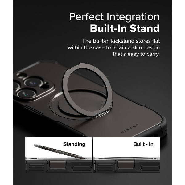 Rin gke iPhone 16 Pro Max Alles Klf-Gunmetal