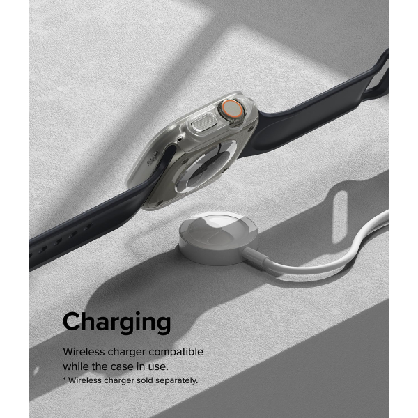 Rin gke Apple Watch Ultra/2.Nesil 49mm Bumper Klf-Clear