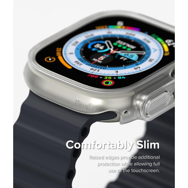 Rin gke Apple Watch Ultra/2.Nesil 49mm Bumper Klf-Clear