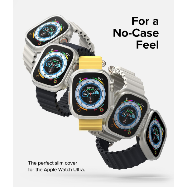 Rin gke Apple Watch Ultra/2.Nesil 49mm Bumper Klf-Clear