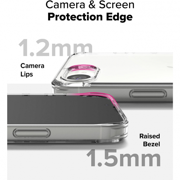 Rin gke Apple iPhone 16e Fusion effaf Klf-Clear