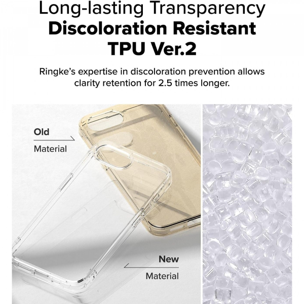 Rin gke Apple iPhone 16e Fusion effaf Klf-Clear