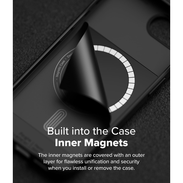 Rin gke Apple iPhone 16e MagSafe Onyx Klf-Magnetic Black 