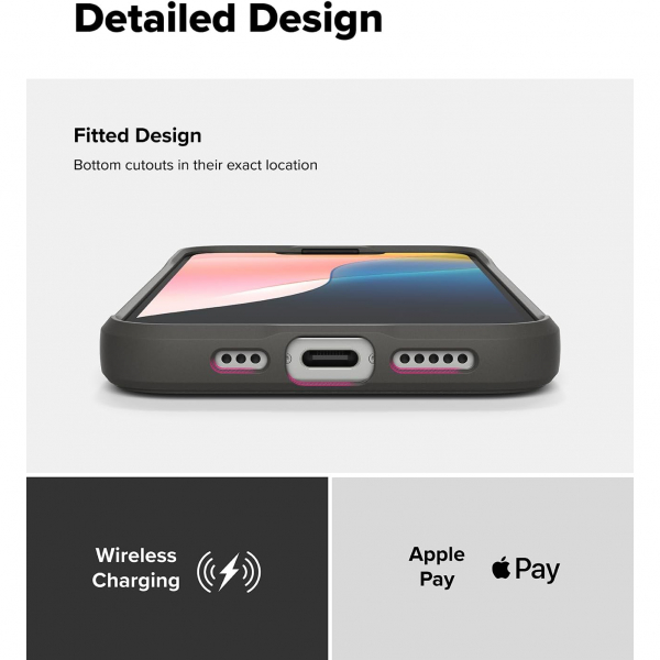Rin gke Apple iPhone 16e Onyx Klf-Gray