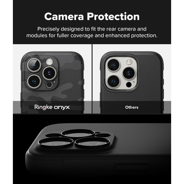 Rin gke Apple iPhone 16 Pro Max Onyx Klf-Camo Black 