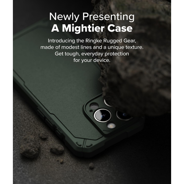 Rin gke Apple iPhone 16 Pro Rugged MagSafe Klf-Magnetic Dark Green