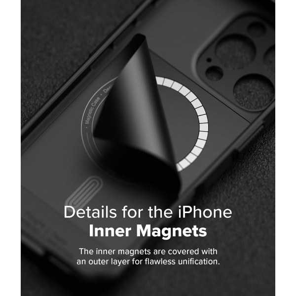 Rin gke Apple iPhone 16 Pro Rugged MagSafe Klf-Magnetic Camo Black 