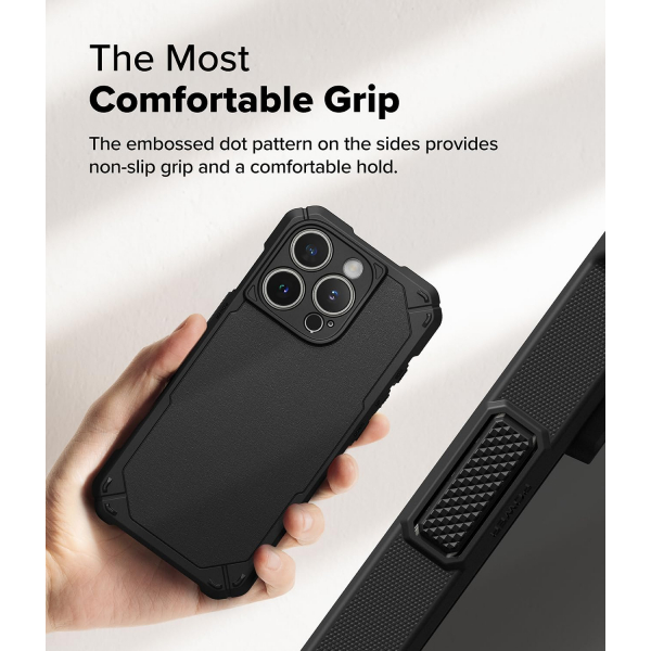 Rin gke Apple iPhone 16 Pro Rugged MagSafe Klf-Magnetic Black 