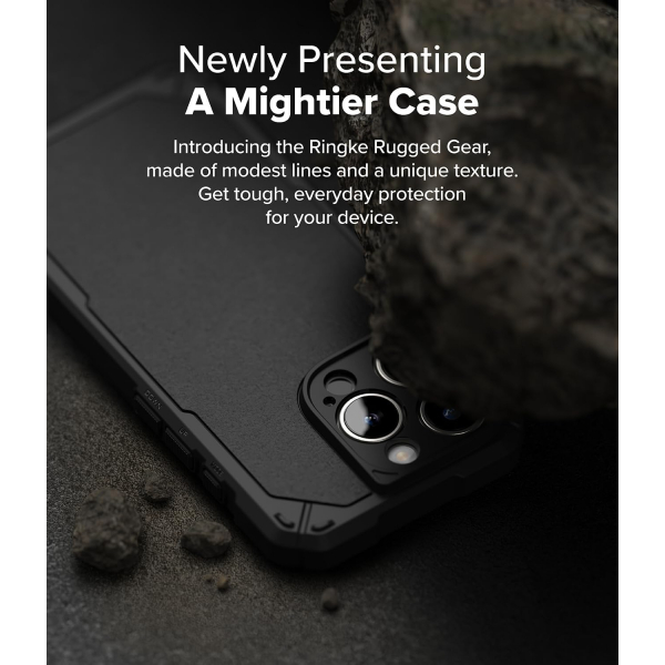 Rin gke Apple iPhone 16 Pro Rugged MagSafe Klf-Magnetic Black 
