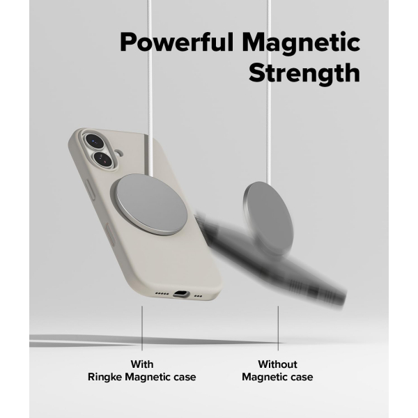 Rin gke Apple iPhone 17 Silikon Klf-Stone