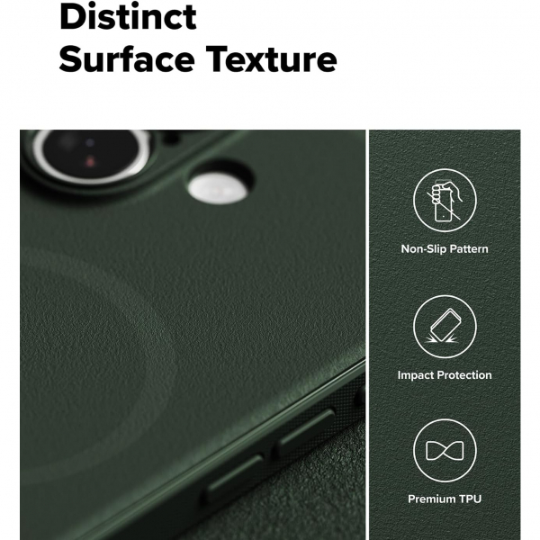 Rin gke Apple iPhone 17 MagSafe Onyx Klf-Magnetic Dark Green