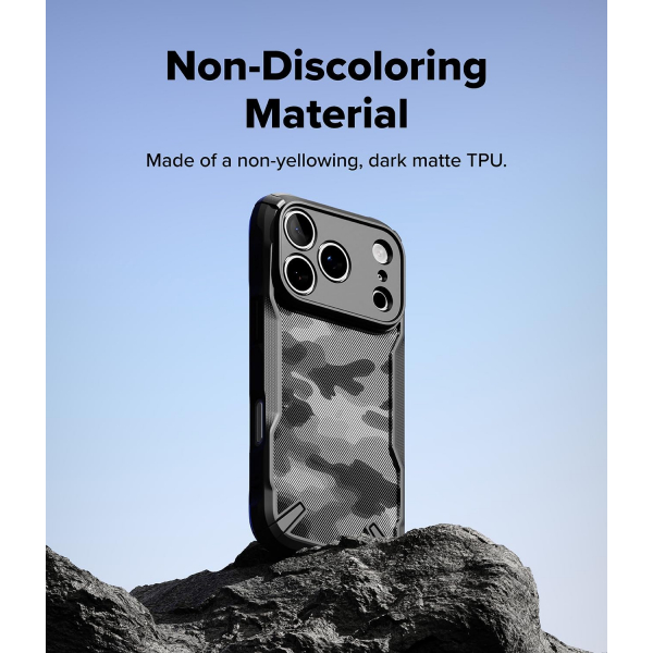 Rin gke Apple iPhone 17 Pro Max Fusion-X K�l�f-Camo Black