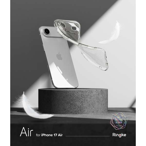 Rin gke Apple iPhone Air Air Klf-Glitter Clear