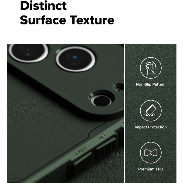 Rin gke Apple iPhone 17 Pro Max Rugged Gear Klf-Dark Green