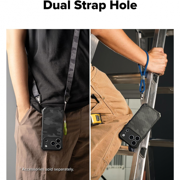 Rin gke Apple iPhone 17 Pro Max Rugged Gear Klf-Camo Black 