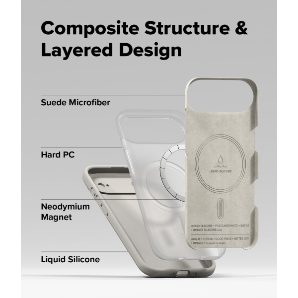 Rin gke Apple iPhone Air Silikon Klf-Stone