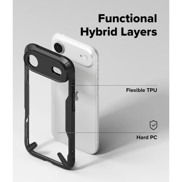 Rin gke Apple iPhone Air Fusion-X Klf-Black