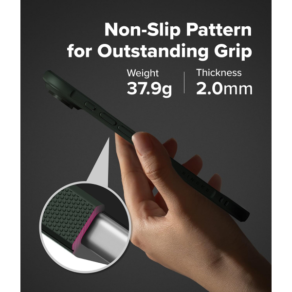 Rin gke Apple iPhone Air MagSafe Onyx Klf-Magnetic Dark Green