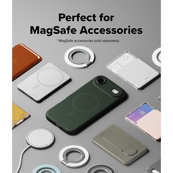 Rin gke Apple iPhone Air MagSafe Onyx Klf-Magnetic Dark Green