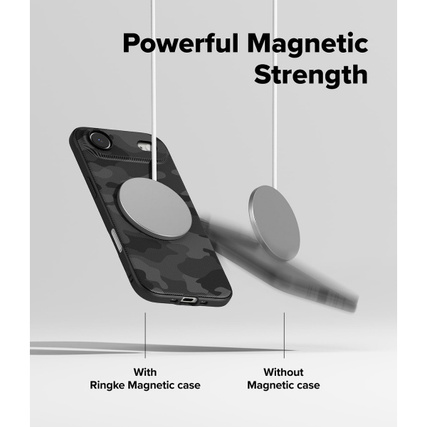 Rin gke Apple iPhone Air MagSafe Onyx Klf-Magnetic Camo Black