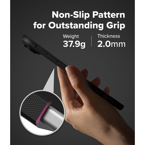 Rin gke Apple iPhone Air MagSafe Onyx Klf-Magnetic Black