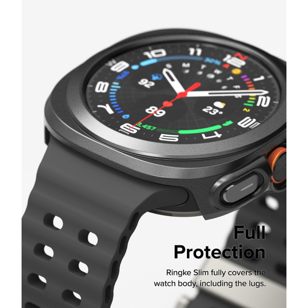 Rin gke Bumper Galaxy Watch Ultra 47mm Bumper Klf-Titanium Black 