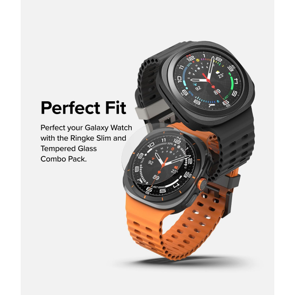 Rin gke Bumper Galaxy Watch Ultra 47mm Bumper Klf-Titanium Black 
