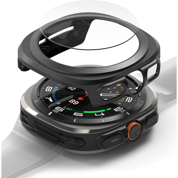 Rin gke Bumper Galaxy Watch Ultra 47mm Bumper Klf-Titanium Black 