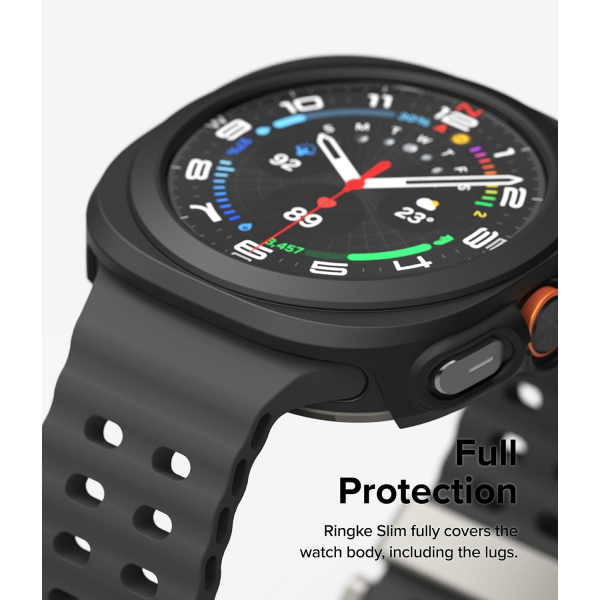 Rin gke Bumper Galaxy Watch Ultra 47mm Bumper Klf-Matte Black 