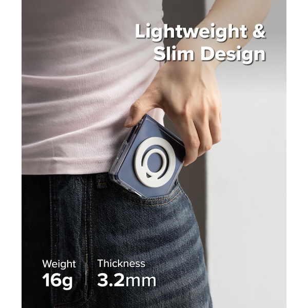 Rin gke ift Manyetik Halka Stand-White