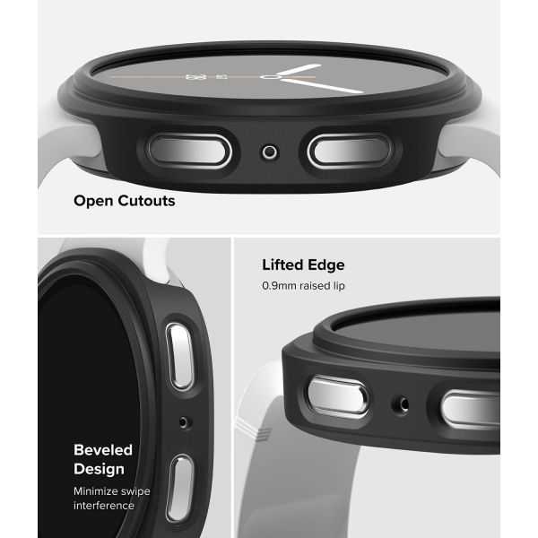 Rin gke Galaxy Watch 8 40mm Bumper Klf-Matte Black 
