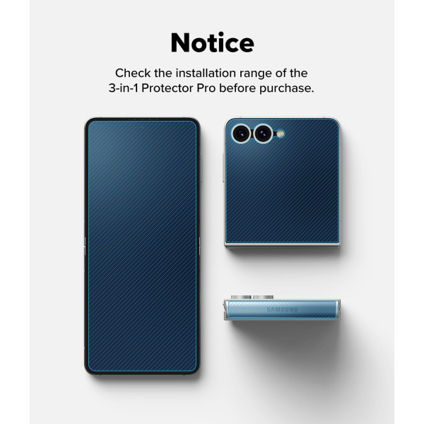 Rin gke Galaxy Z Flip 7 3 1 Arada Ekran Koruyucu
