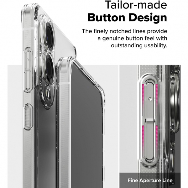 Rin gke Samsung Galaxy S25 Edge Fusion Klf -Matte Clear