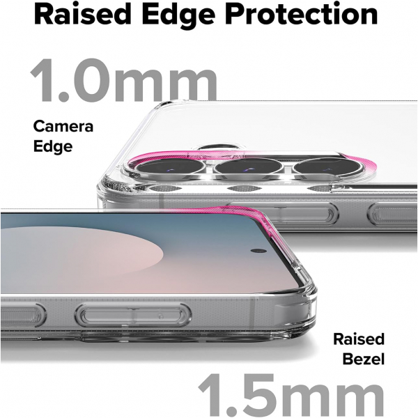 Rin gke Samsung Galaxy S25 FE Fusion Klf -Clear