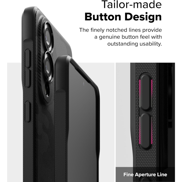 Rin gke Samsung Galaxy S25 Edge Onyx Klf-Camo Black